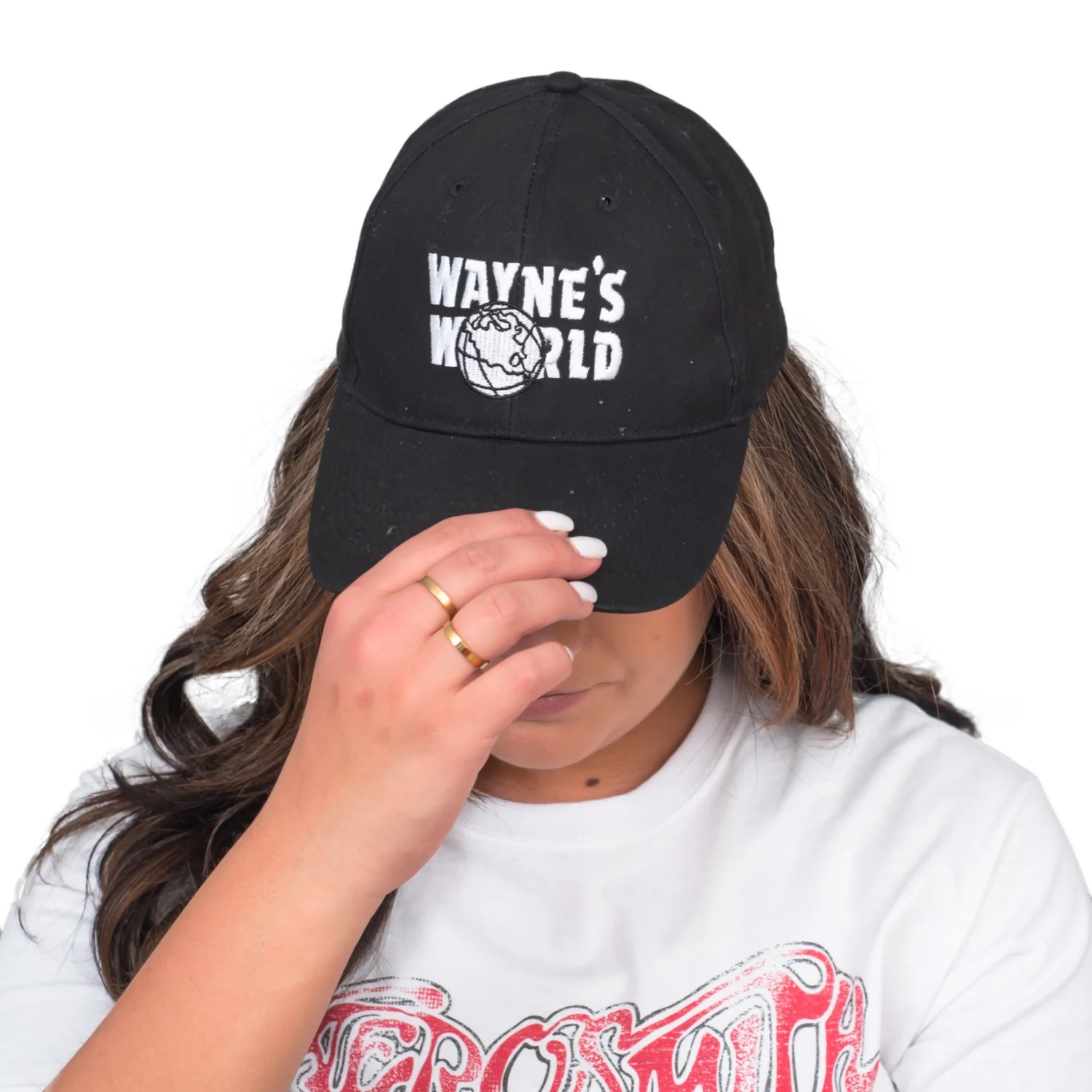 Adult Wayne's World T-shirt/Hat Adult Unisex Halloween Cosplay Costume Set - Image 5