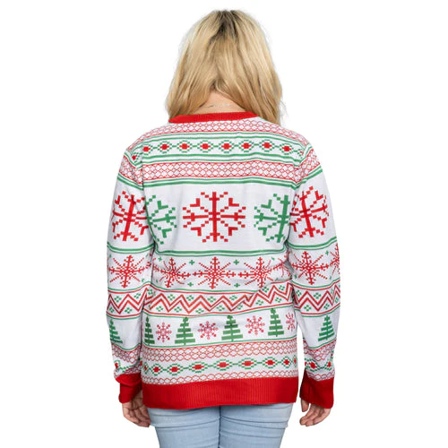 Best Friends Fair Isle Faces South Park Adult Unisex Ugly Christmas Sweater - Image 6