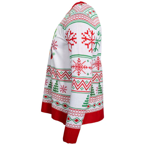 Best Friends Fair Isle Faces South Park Adult Unisex Ugly Christmas Sweater - Image 8