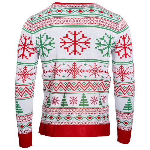 Best Friends Fair Isle Faces South Park Adult Unisex Ugly Christmas Sweater - Image 9