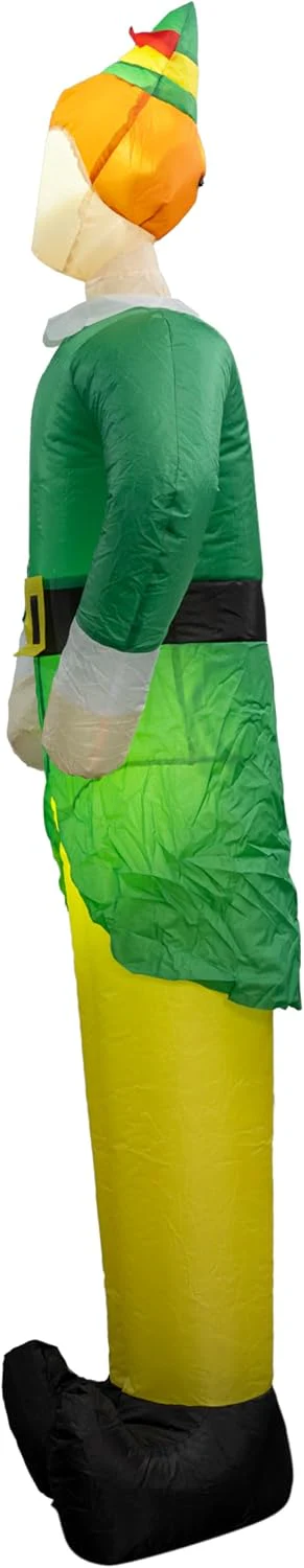 Buddy The Elf Indoor/Outdoor Xmas Light Up Inflated Yard Holiday Decoration - Image 2