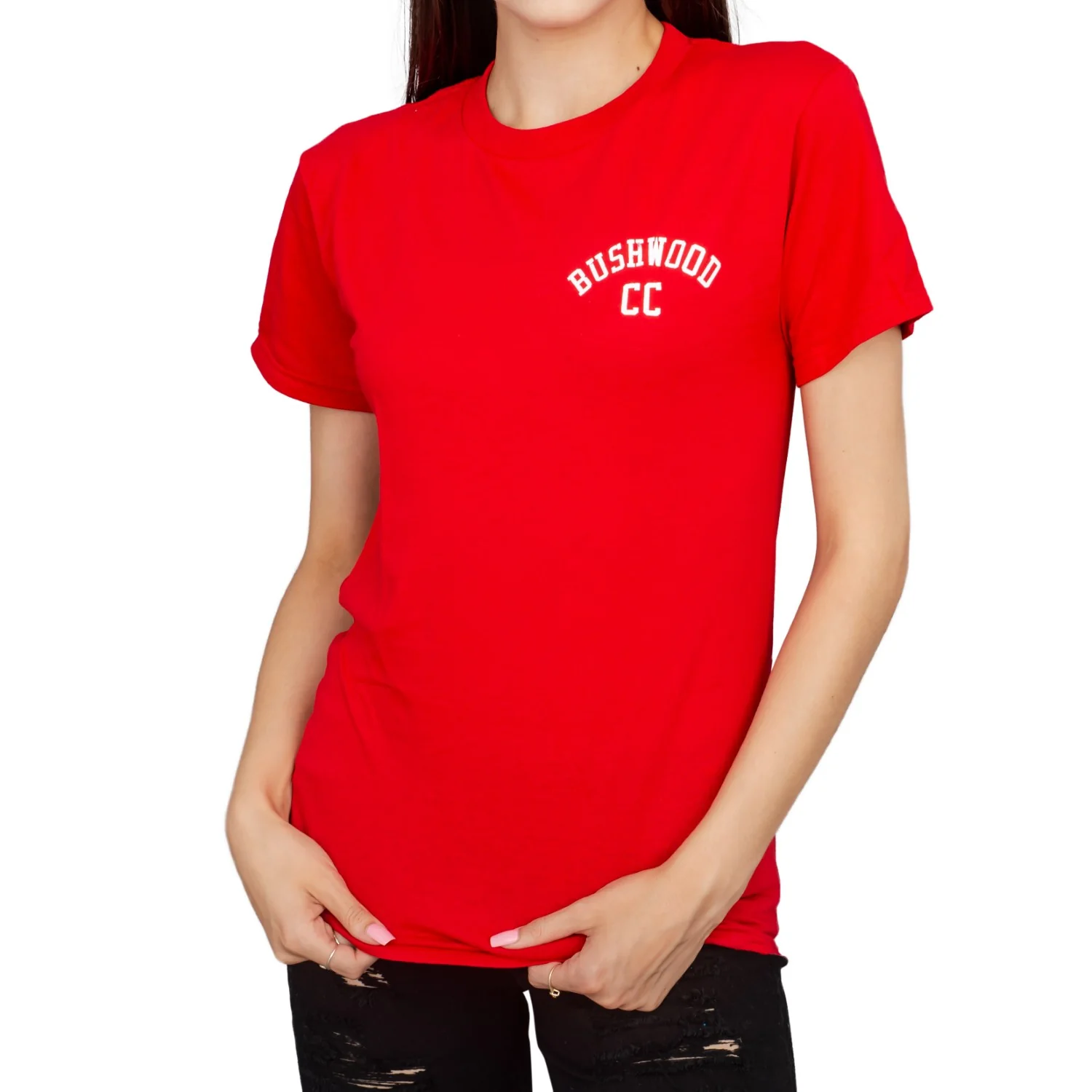 Caddyshack Bushwood CC Logo on Left Chest Adult Unisex T-shirt - Image 5