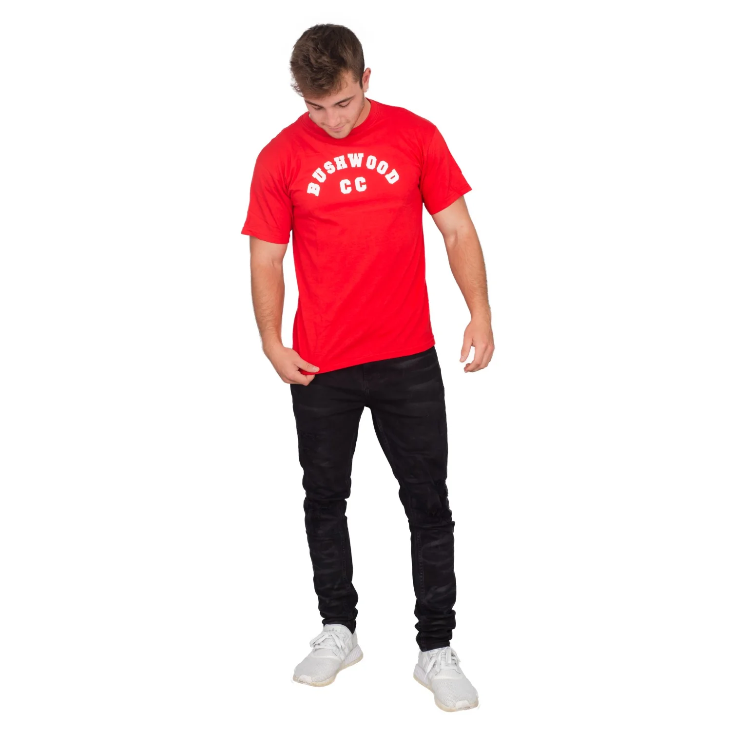 Caddyshack Bushwood CC Red Adult Unisex T-shirt - Image 5