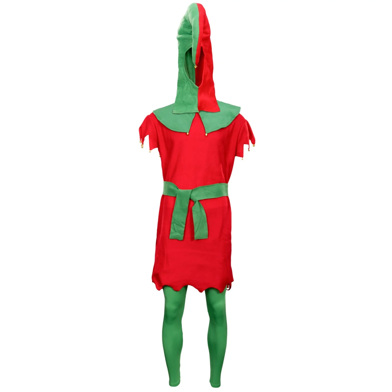 Christmas Elf Adult Unisex Halloween Cosplay Deluxe Costume Set - Image 5