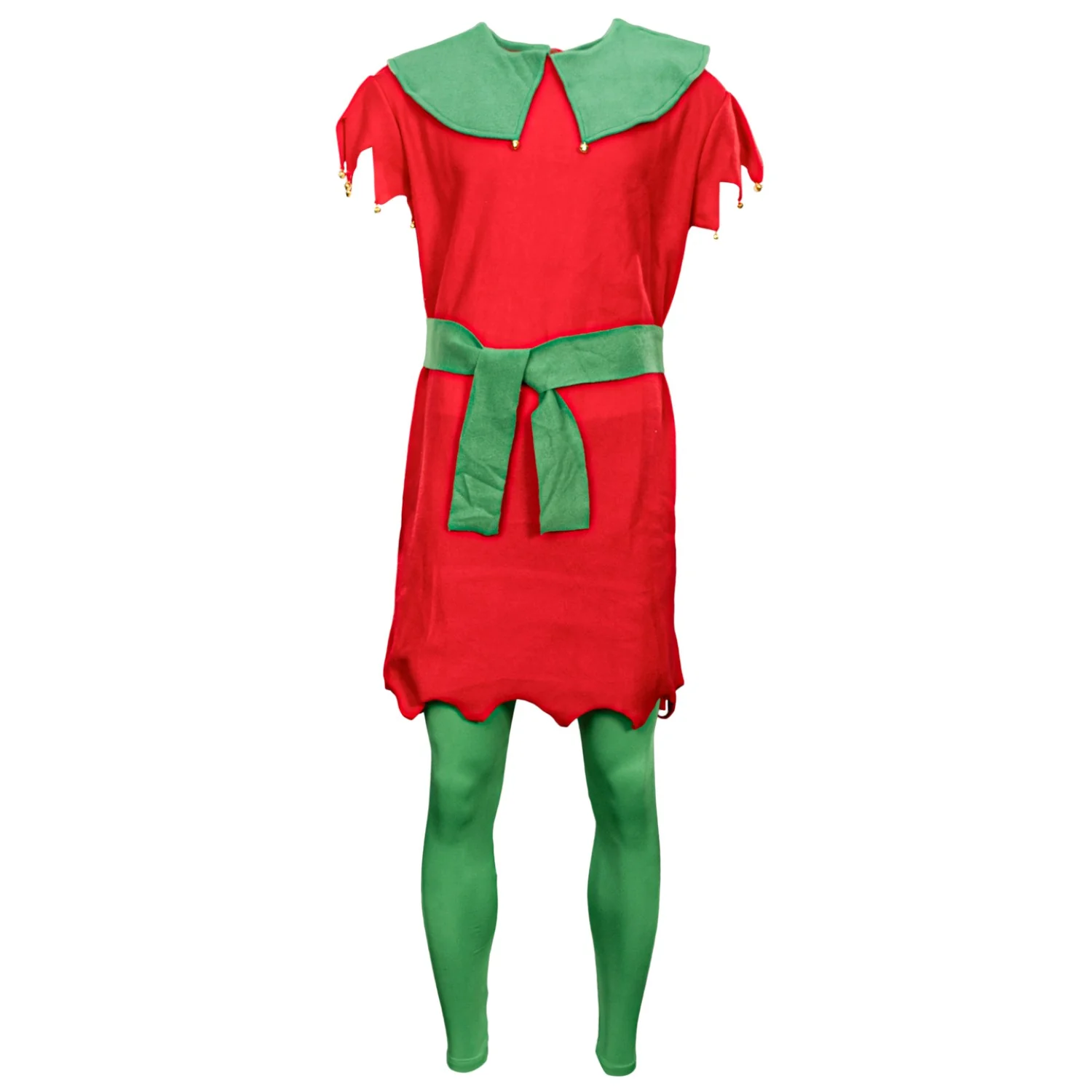 Christmas Elf Adult Unisex Halloween Cosplay Deluxe Costume Set - Image 6