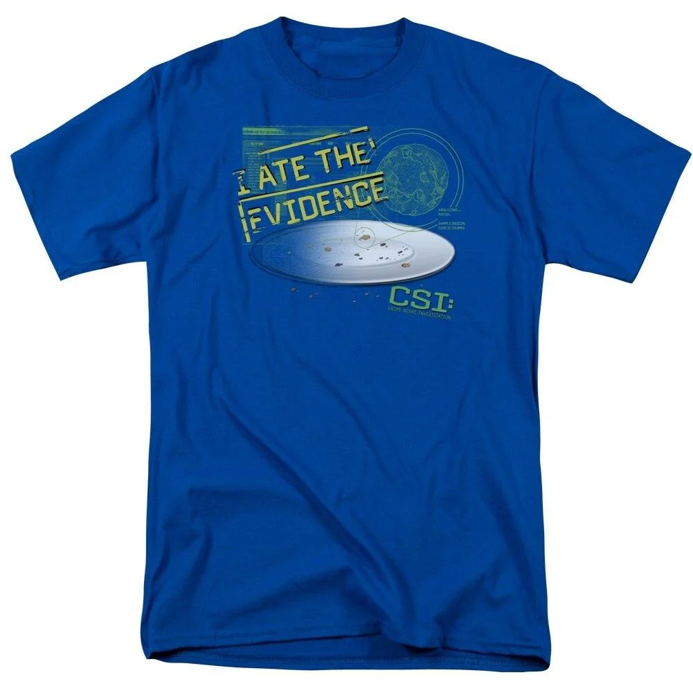 Crime Scene Investigation I Ate the Evidence Adult Unisex T-shirt
