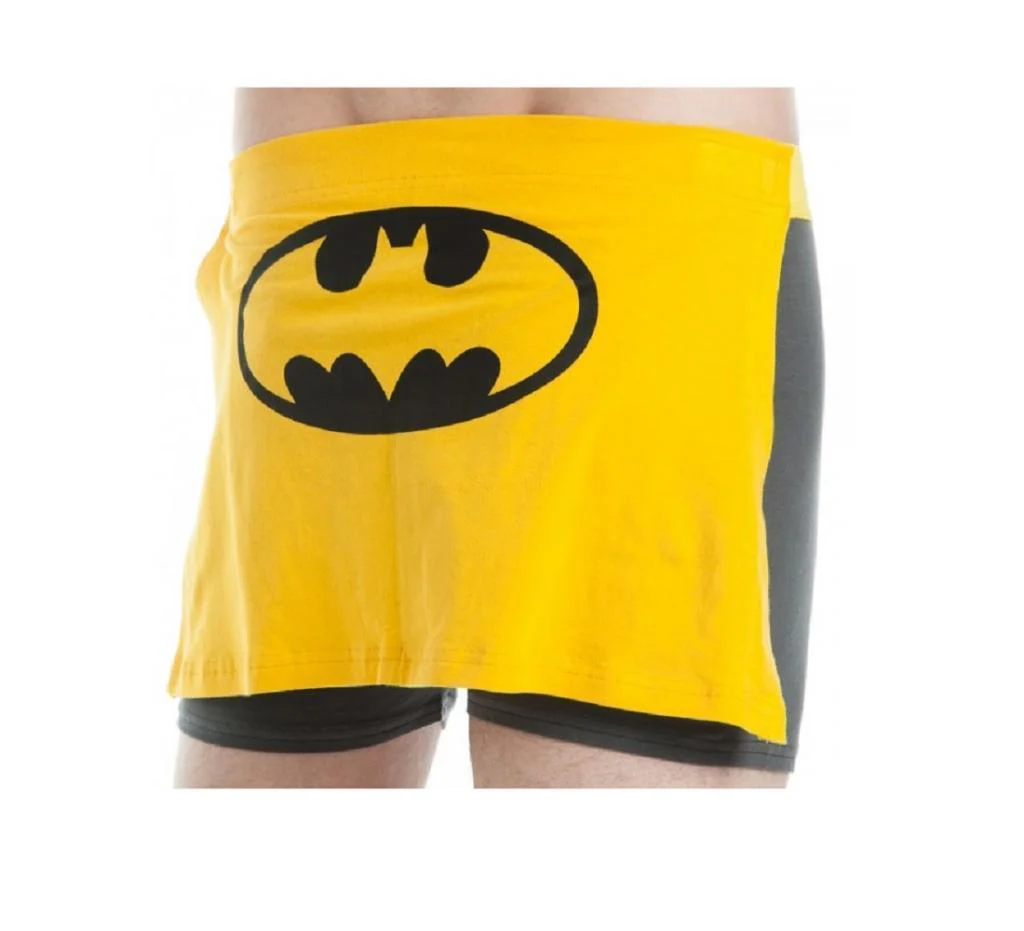 DC Comics Batman Adult Men's Logo Caped Boxer Briefs