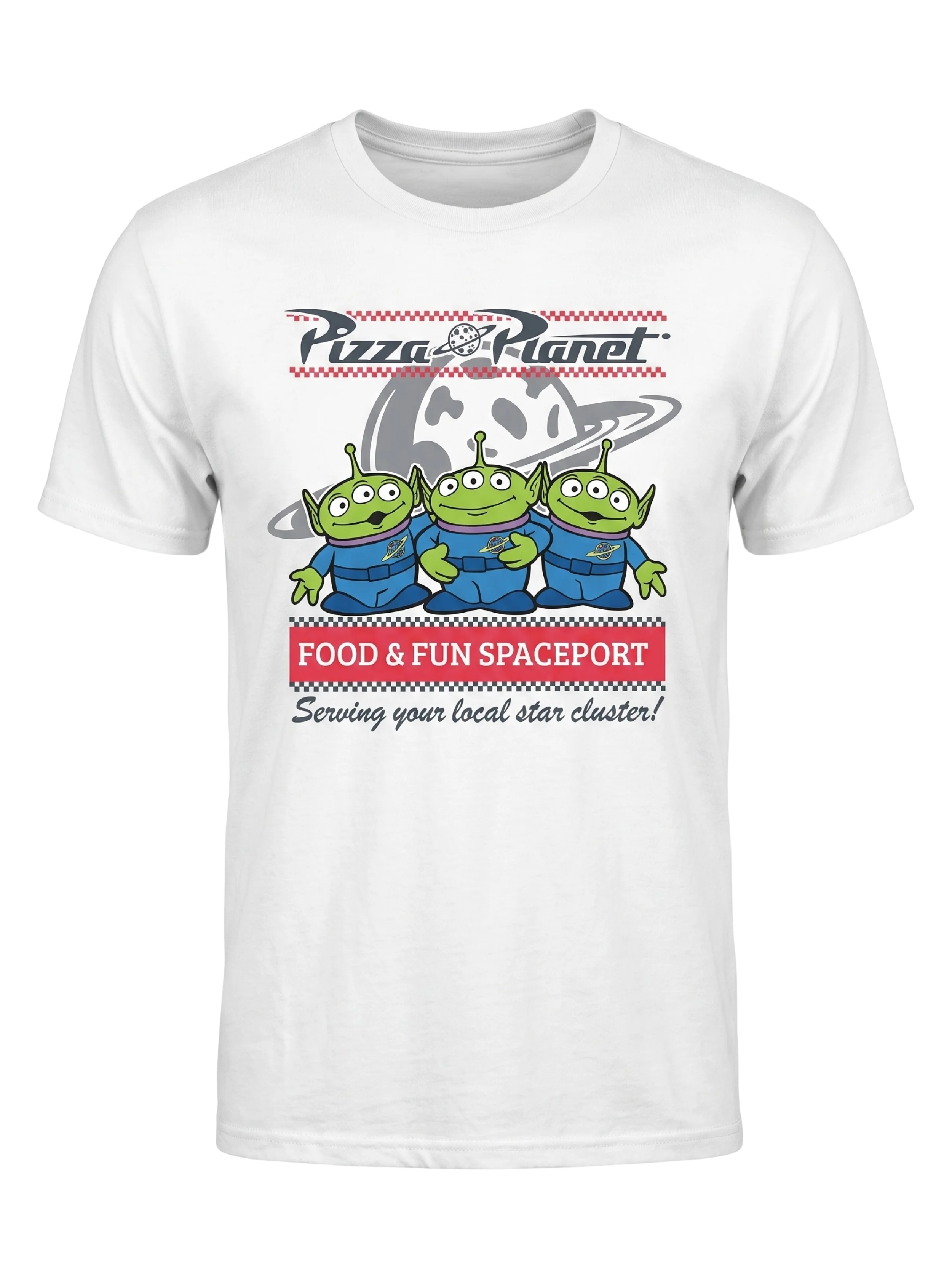Disney Toy Story Pizza Planet Alien Adult Unisex Cosplay T-Shirt
