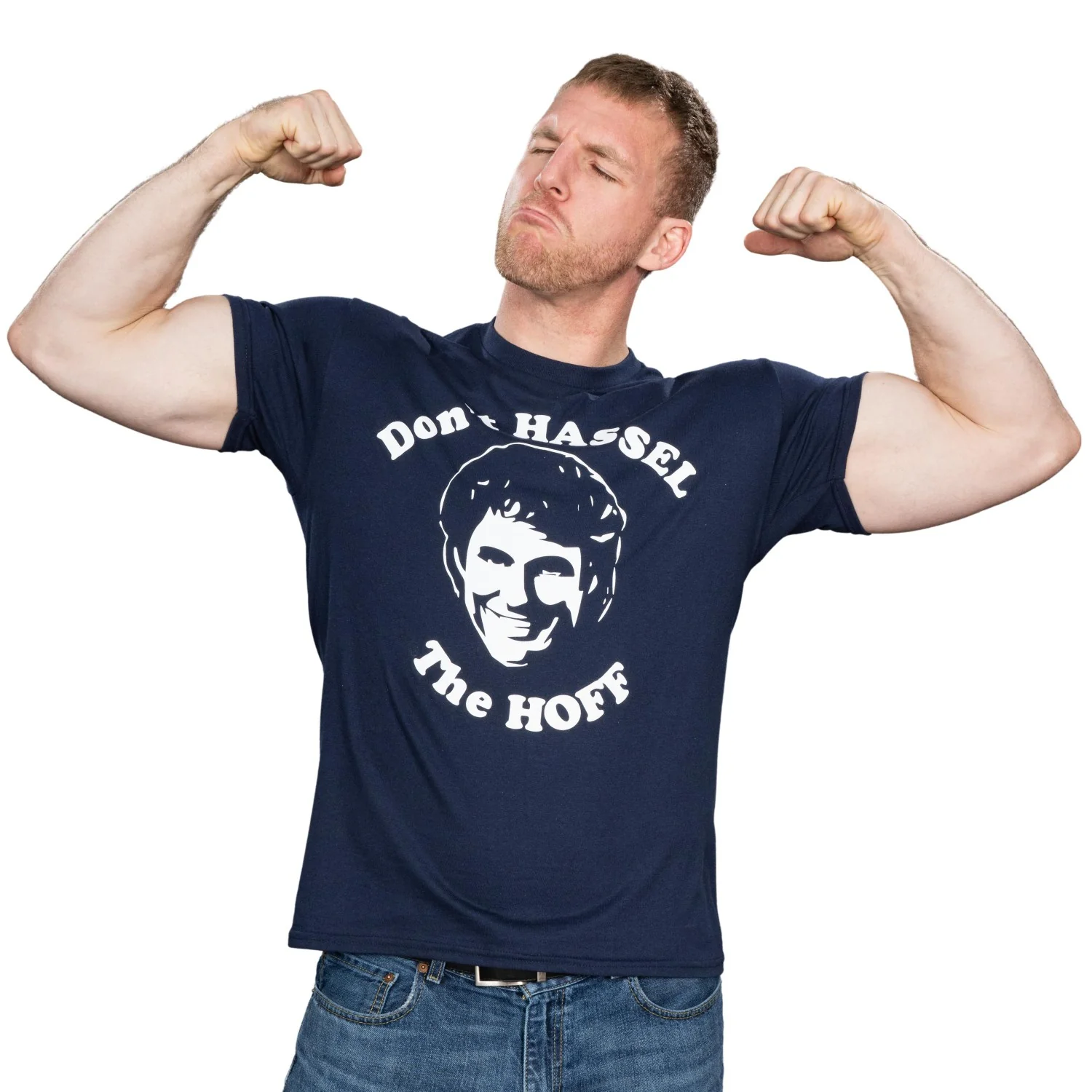 Don't Hassel The Hoff Adult Unisex Funny Gift Idea T-shirt - Image 7