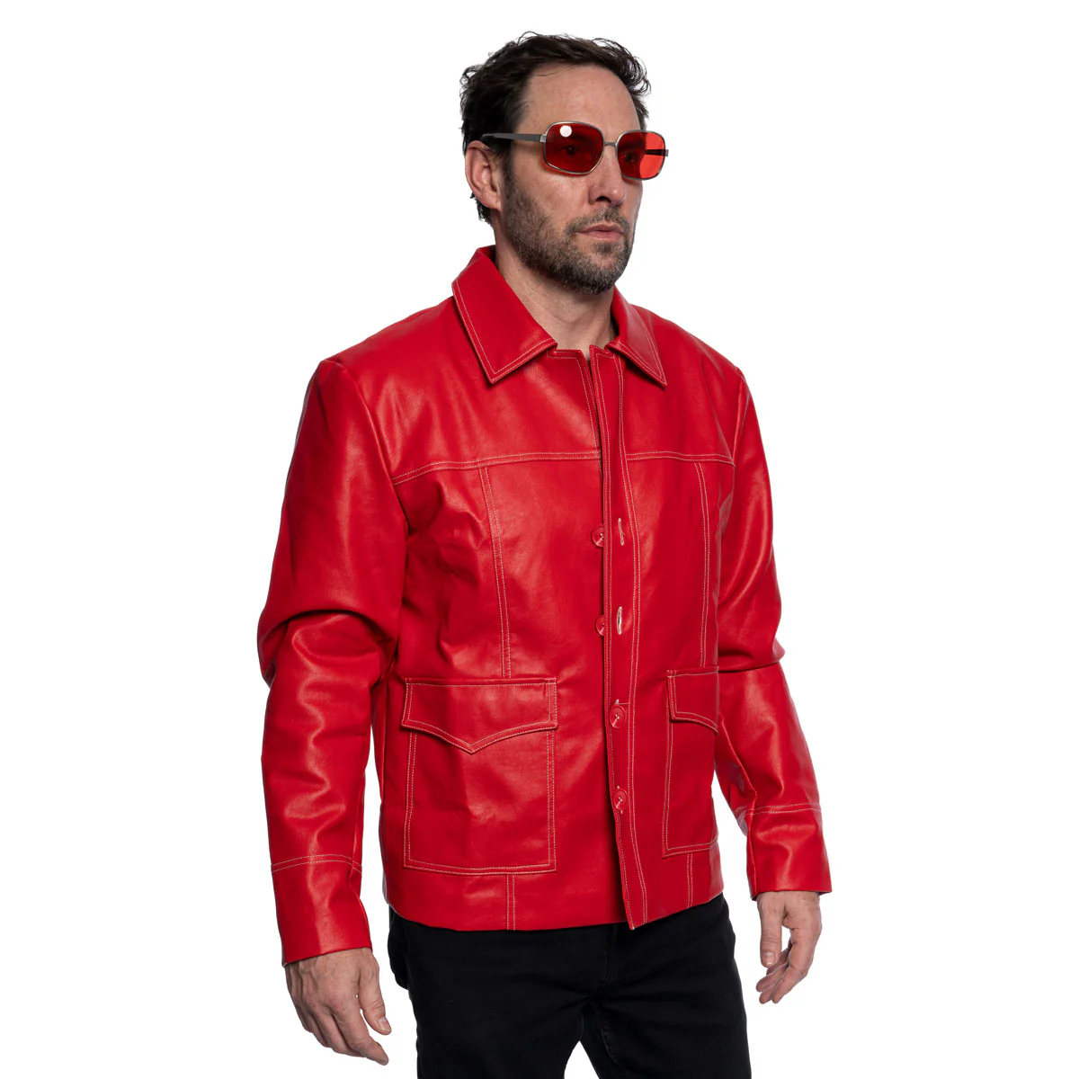 Fight Soap Tyler Leather Jacket Halloween Costume Fighter Cosplay - Image 2