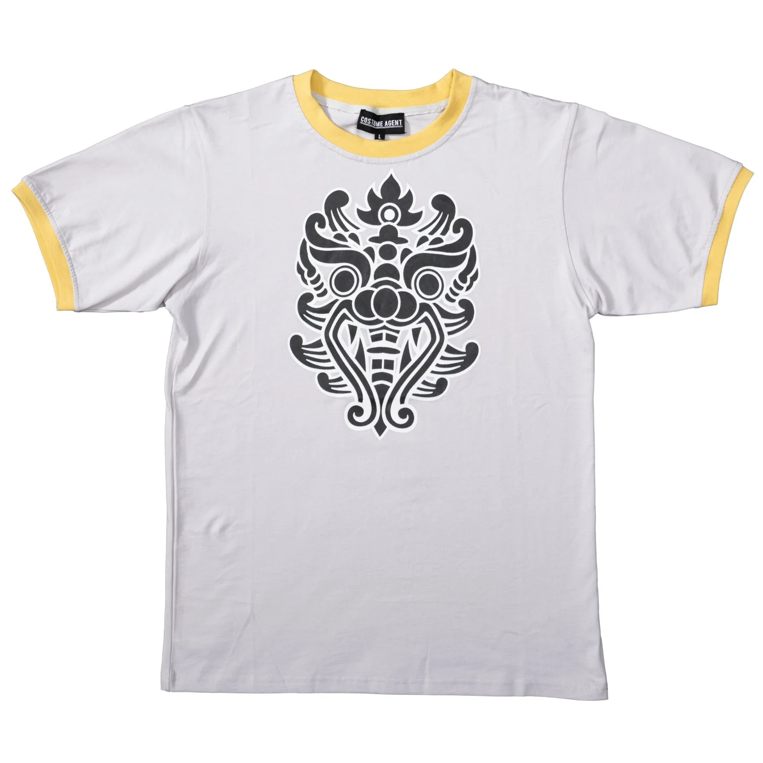 Fight Soap Salesman Tyler Durden Yellow Ring Damask Pattern Halloween Costume Adult T-Shirt Tee