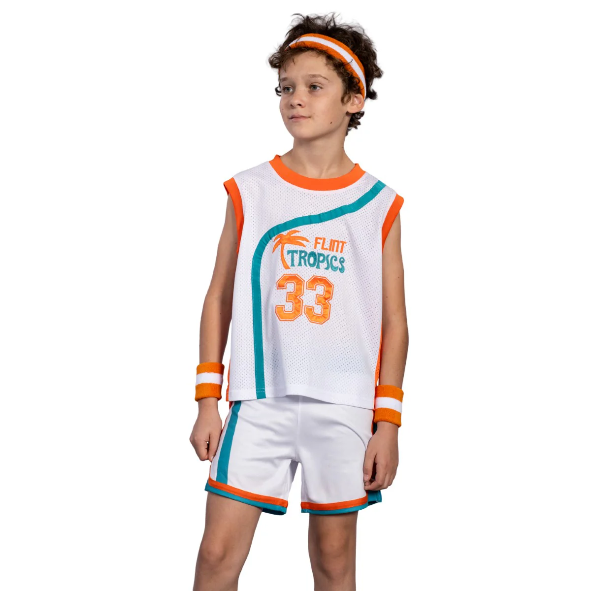 Flint Tropics Kids Unisex Basketball Halloween Cosplay Complete Set - Image 2