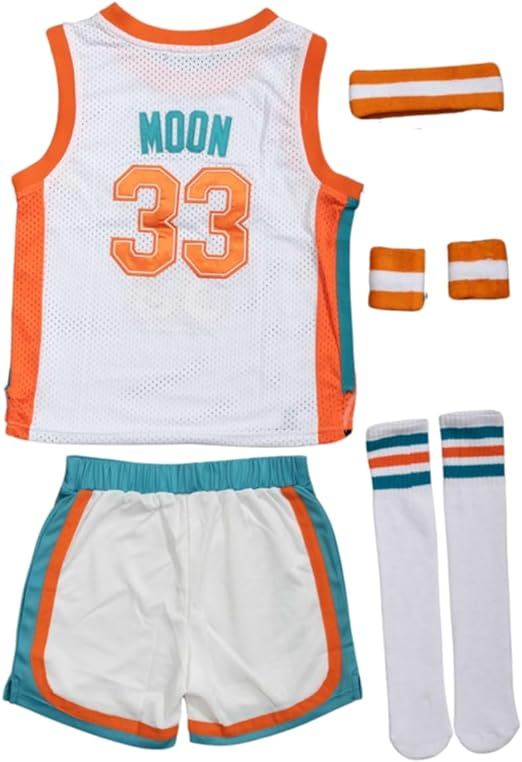 Flint Tropics Kids Unisex Basketball Halloween Cosplay Complete Set - Image 4