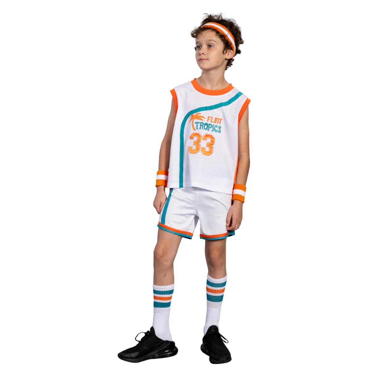 Flint Tropics Kids Unisex Basketball Halloween Cosplay Complete Set - Image 6