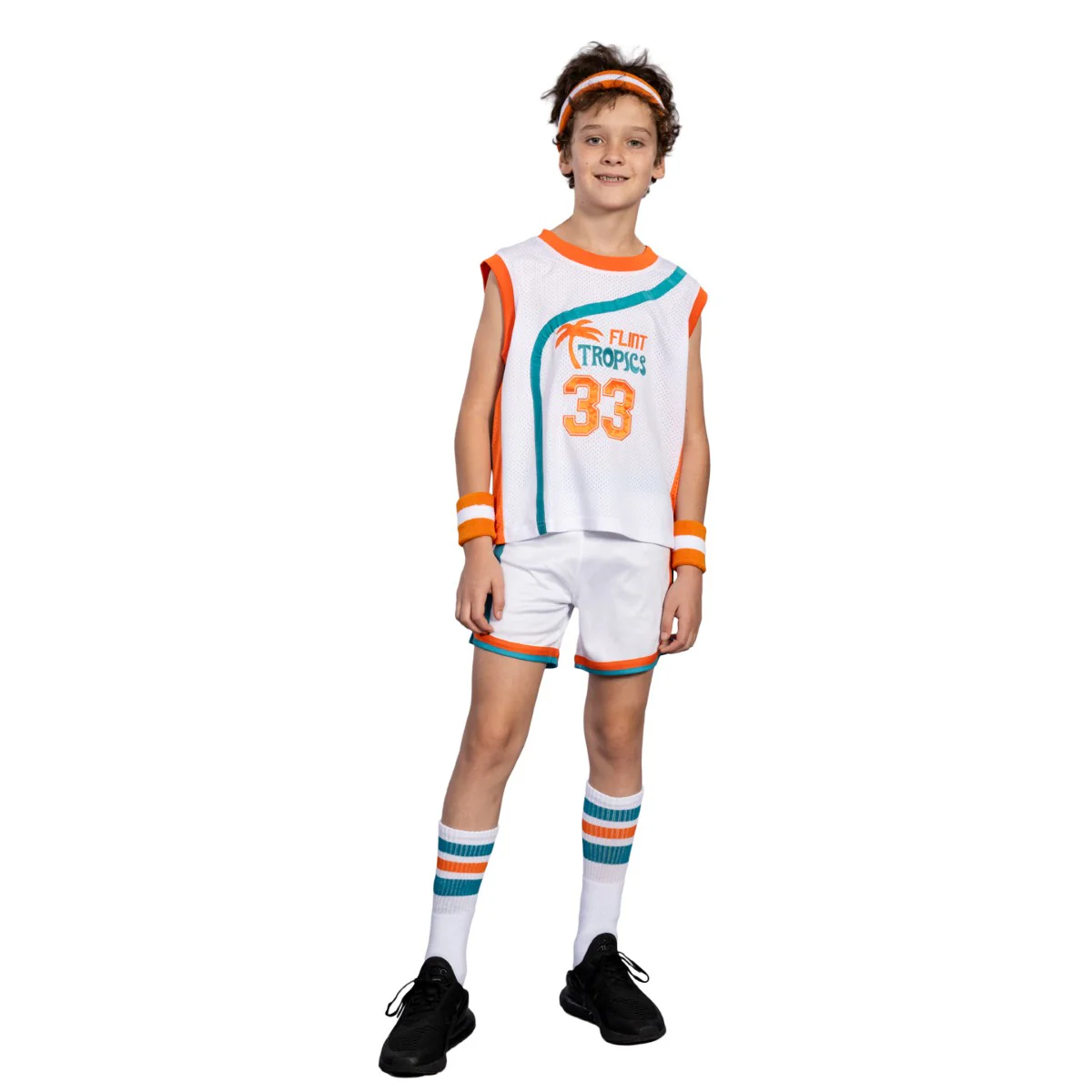 Flint Tropics Kids Unisex Basketball Halloween Cosplay Complete Set - Image 7