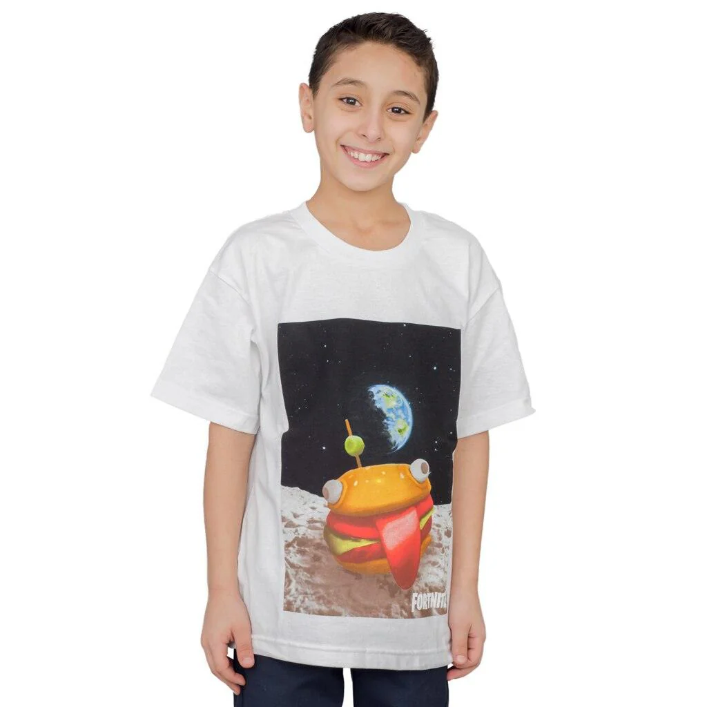 Fortnite Durrr Burger Space Youth White T-shirt - Image 2