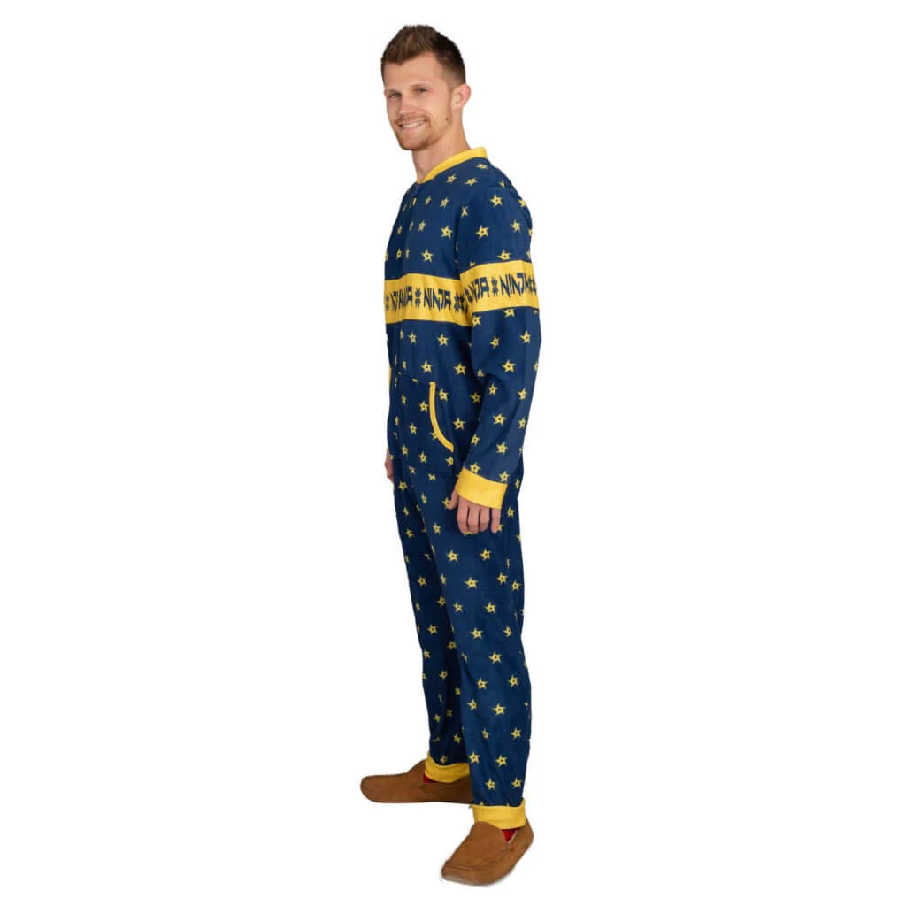 Fortnite Ninja Shurikens Christmas Pattern Jumpsuit - Image 3