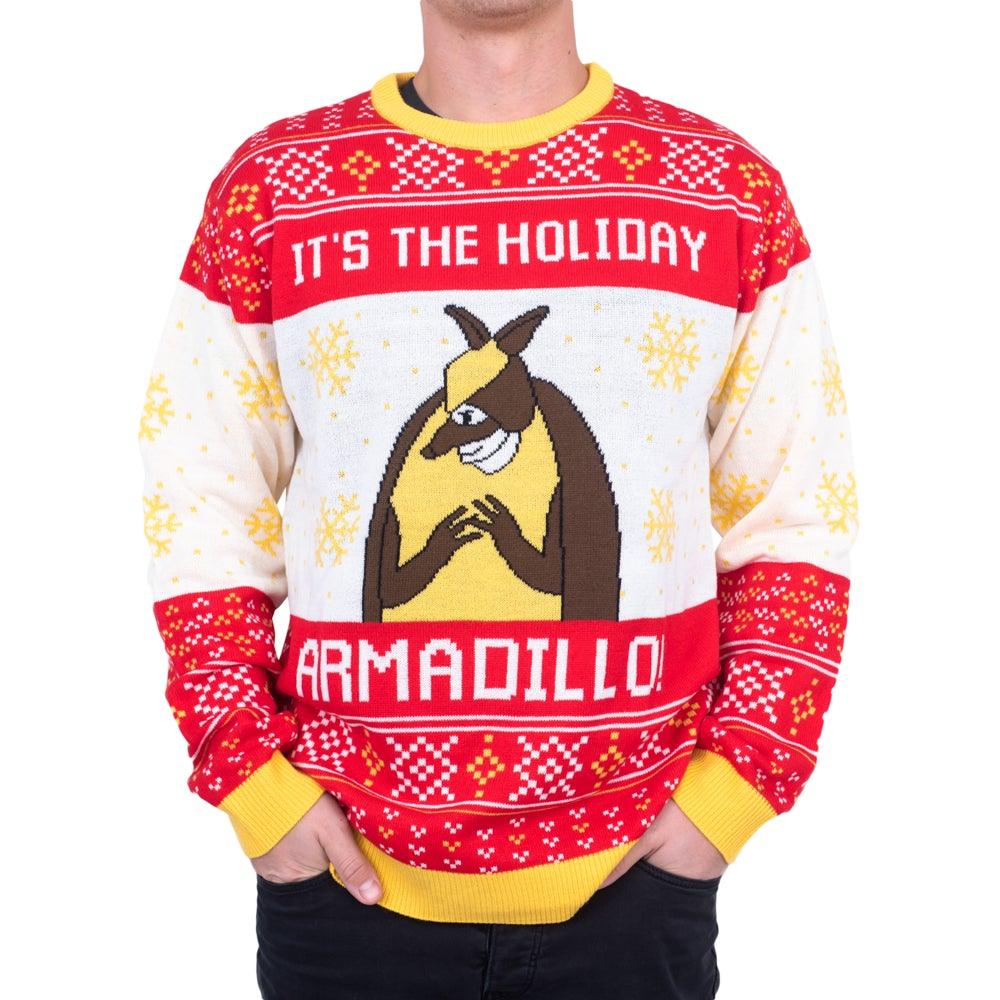 Friends TV 1990s TV Series Holiday Armadillo Adult Unisex Ugly Christmas Sweater