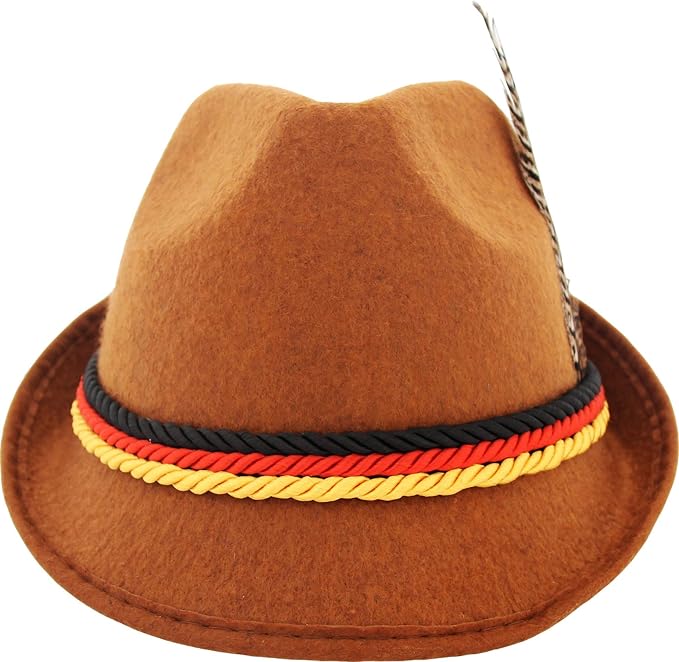 German Alpine Bavarian Oktoberfest Halloween Cosplay Costume Party Hat (3 Colors) - Image 3