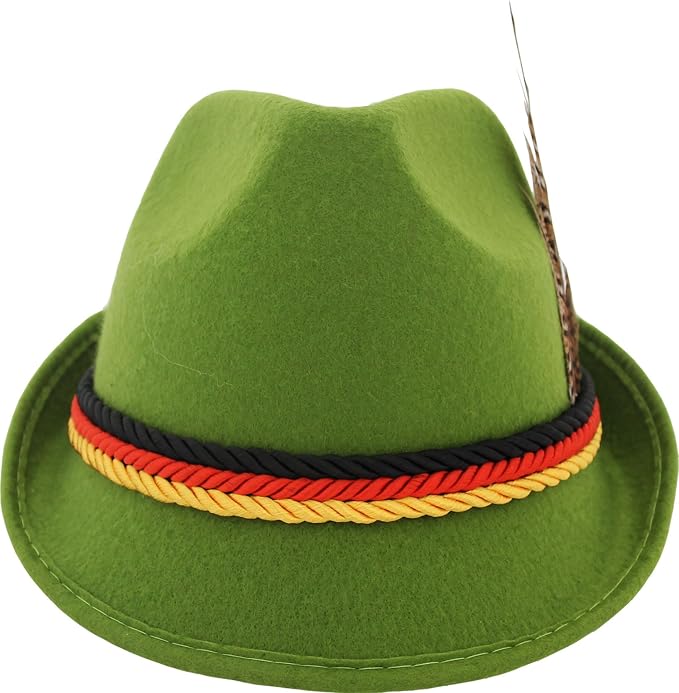 German Alpine Bavarian Oktoberfest Halloween Cosplay Costume Party Hat (3 Colors) - Image 6