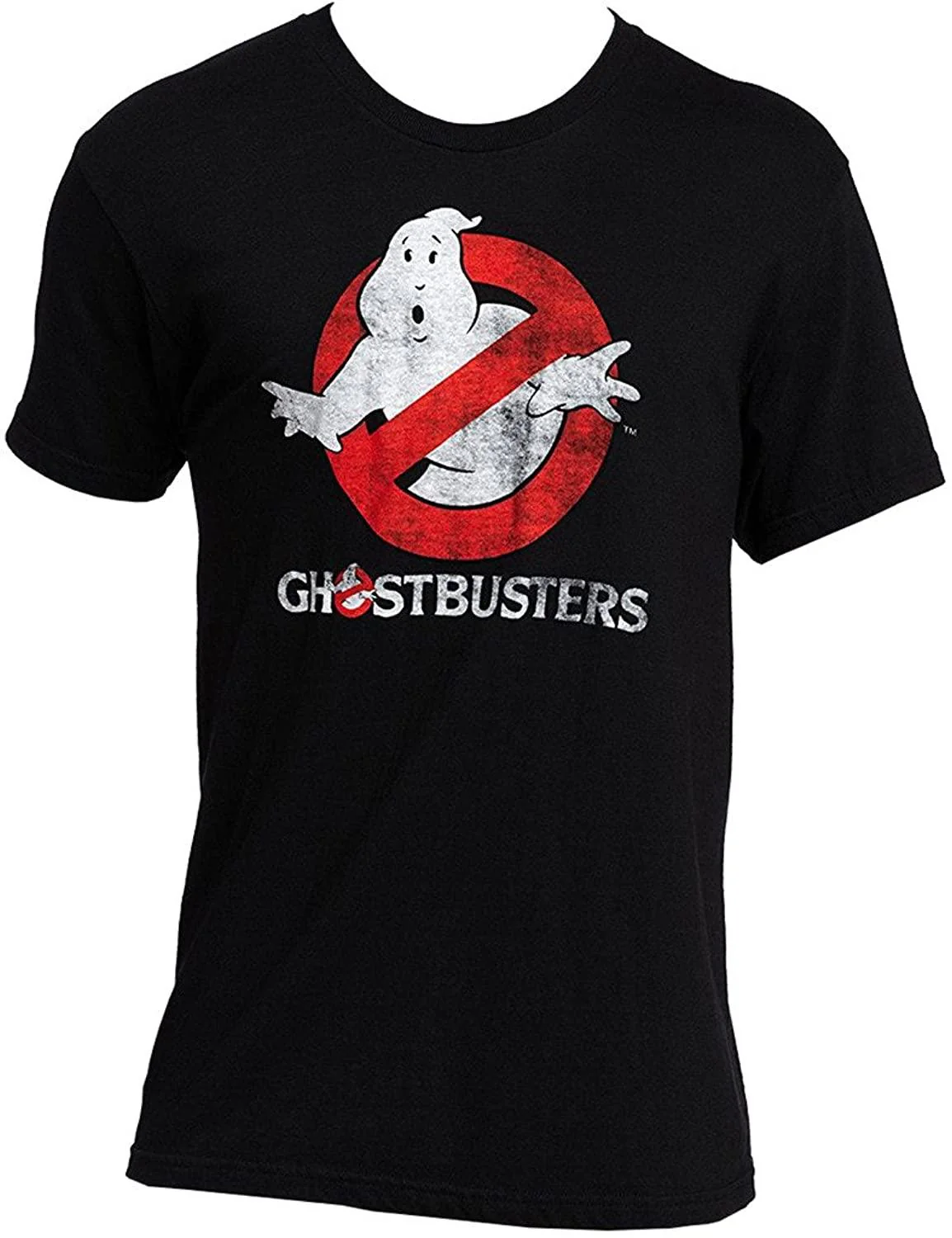 Ghostbusters Faded Logo To Go Black T-Shirt - Image 3
