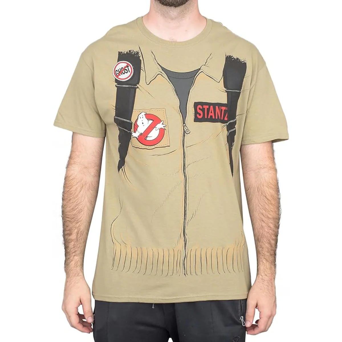 Ghostbuster Short Sleeve Adult Unisex Halloween Cosplay Costume T-Shirt
