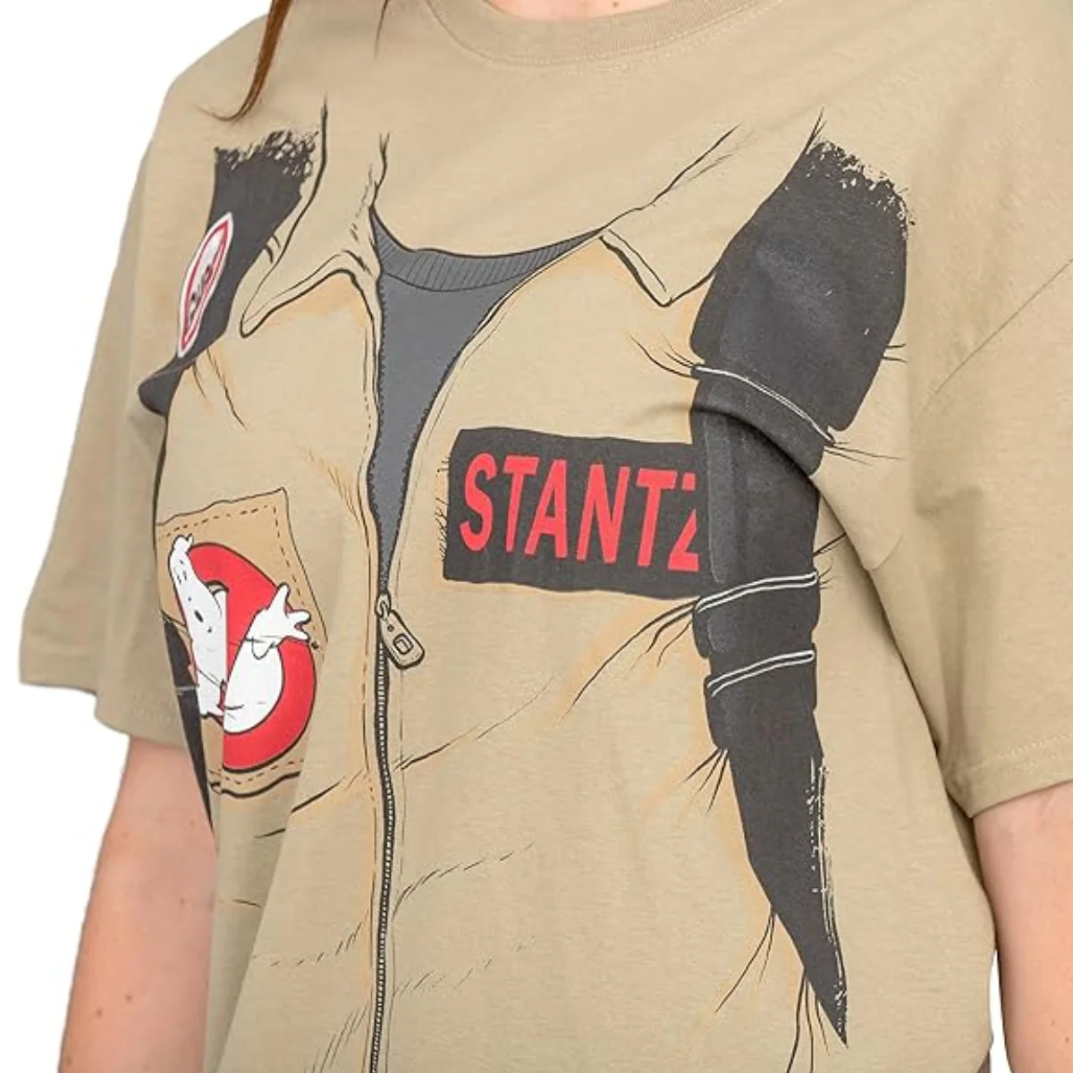 Ghostbuster Short Sleeve Adult Unisex Halloween Cosplay Costume T-Shirt - Image 4