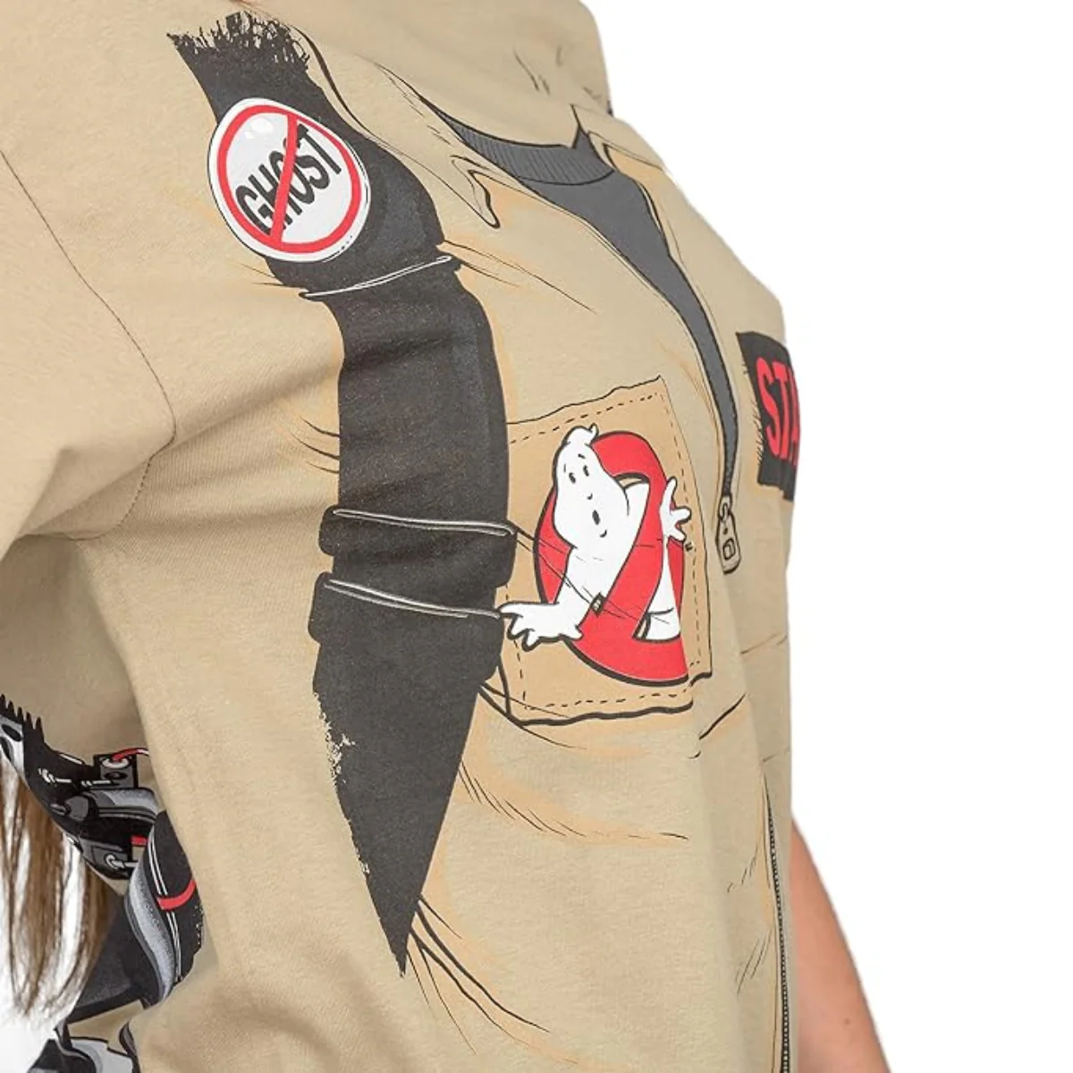 Ghostbuster Short Sleeve Adult Unisex Halloween Cosplay Costume T-Shirt - Image 5