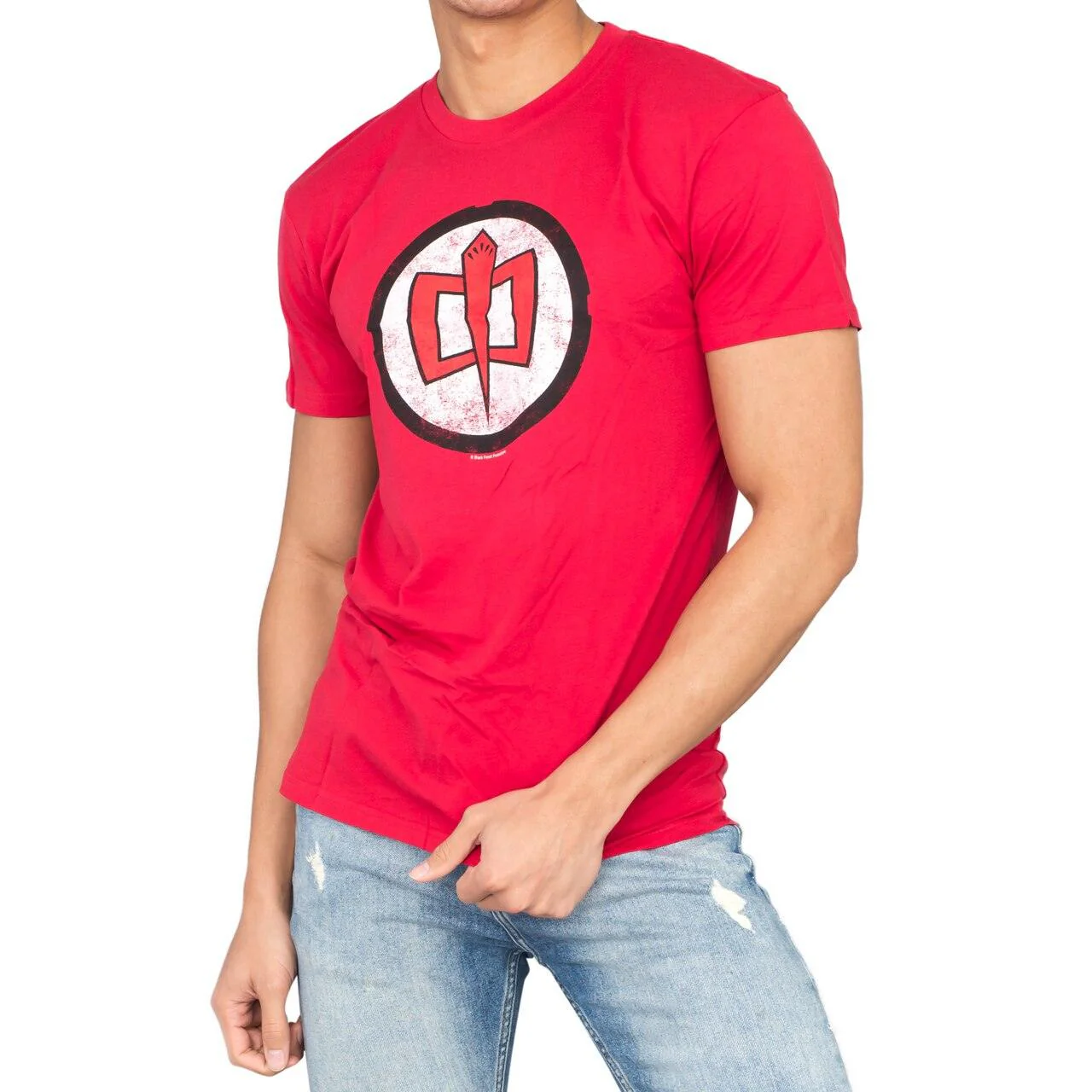 Greatest American Hero Distressed Logo Adult Unisex Retro 1980s T-shirt - Image 2