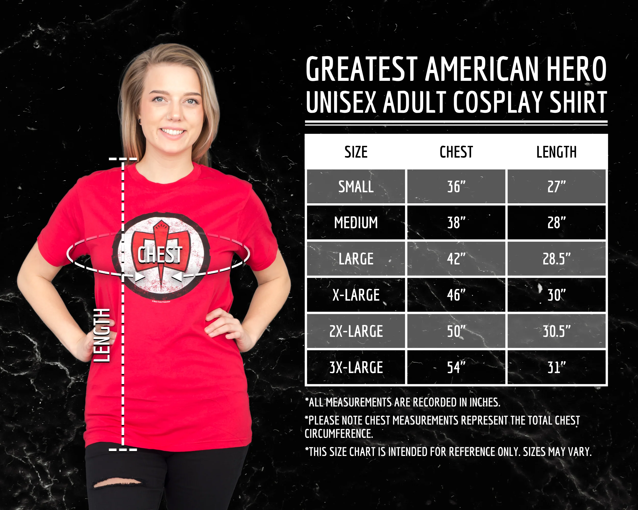 Greatest American Hero Distressed Logo Adult Unisex Retro 1980s T-shirt - Image 9