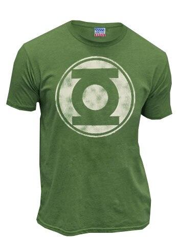 Green Lantern Distressed Logo Adult Unisex DC Comics Comic Con Cosplay T-shirt