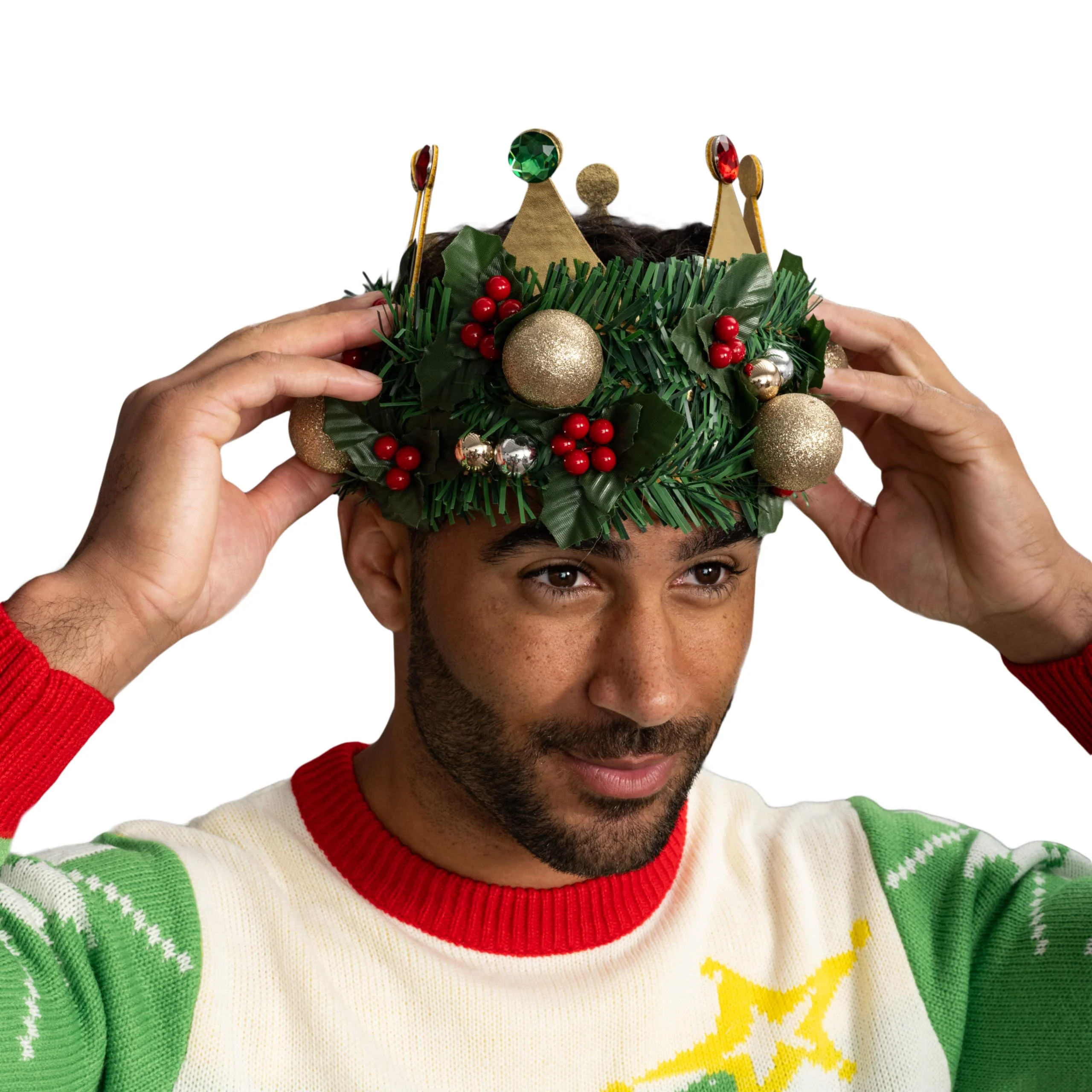 Mean One Green Animated Monster Halloween Cosplay Costume Christmas Crown - Image 4