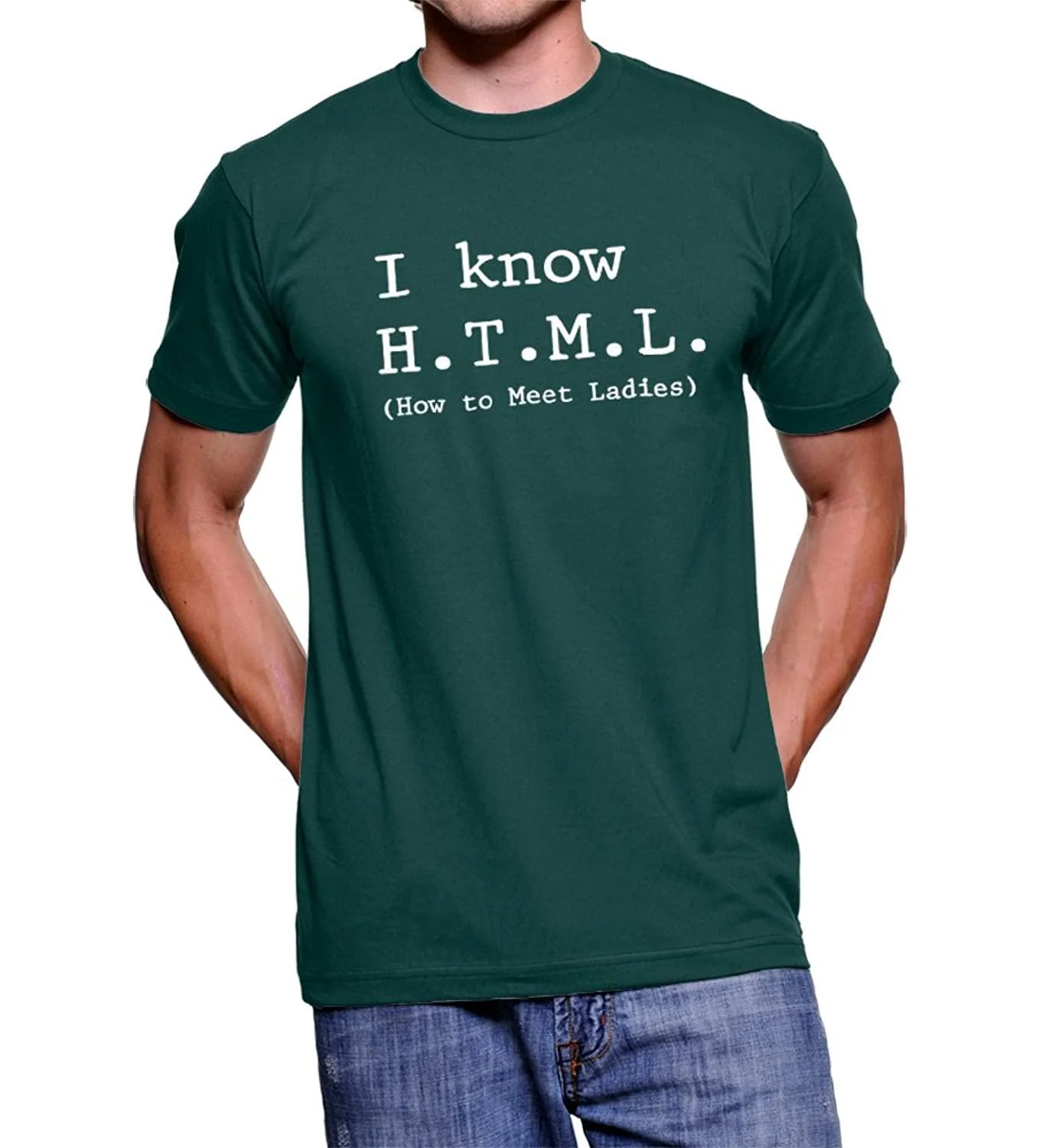 I Know HTML How to Meet Ladies T-shirt - Image 3