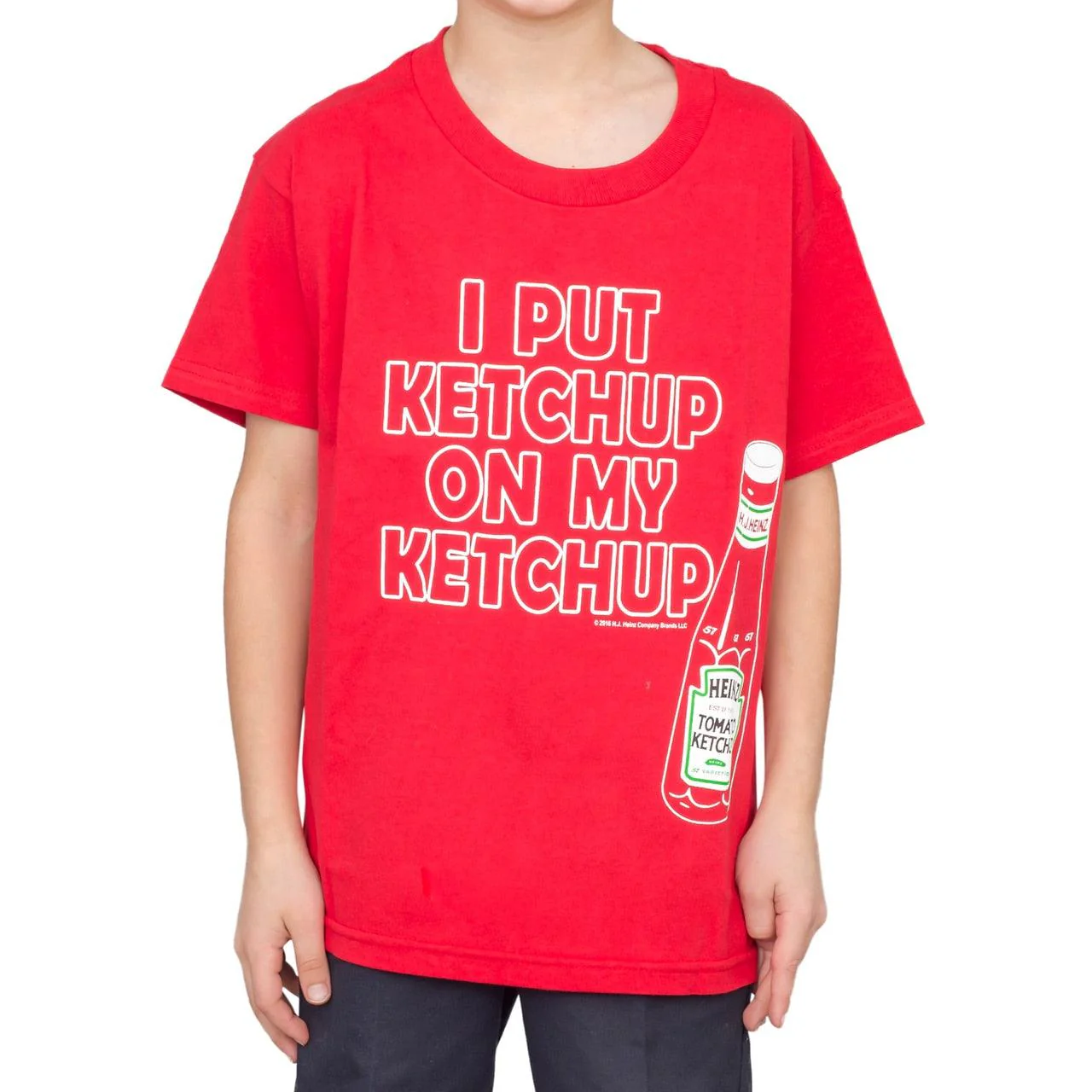 I Put Ketchup on My Ketchup Youth T-shirt - Image 2