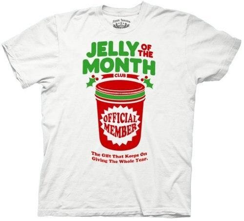 Jelly of the Month White Adult Unisex Funny Xmas Gift Idea T-shirt