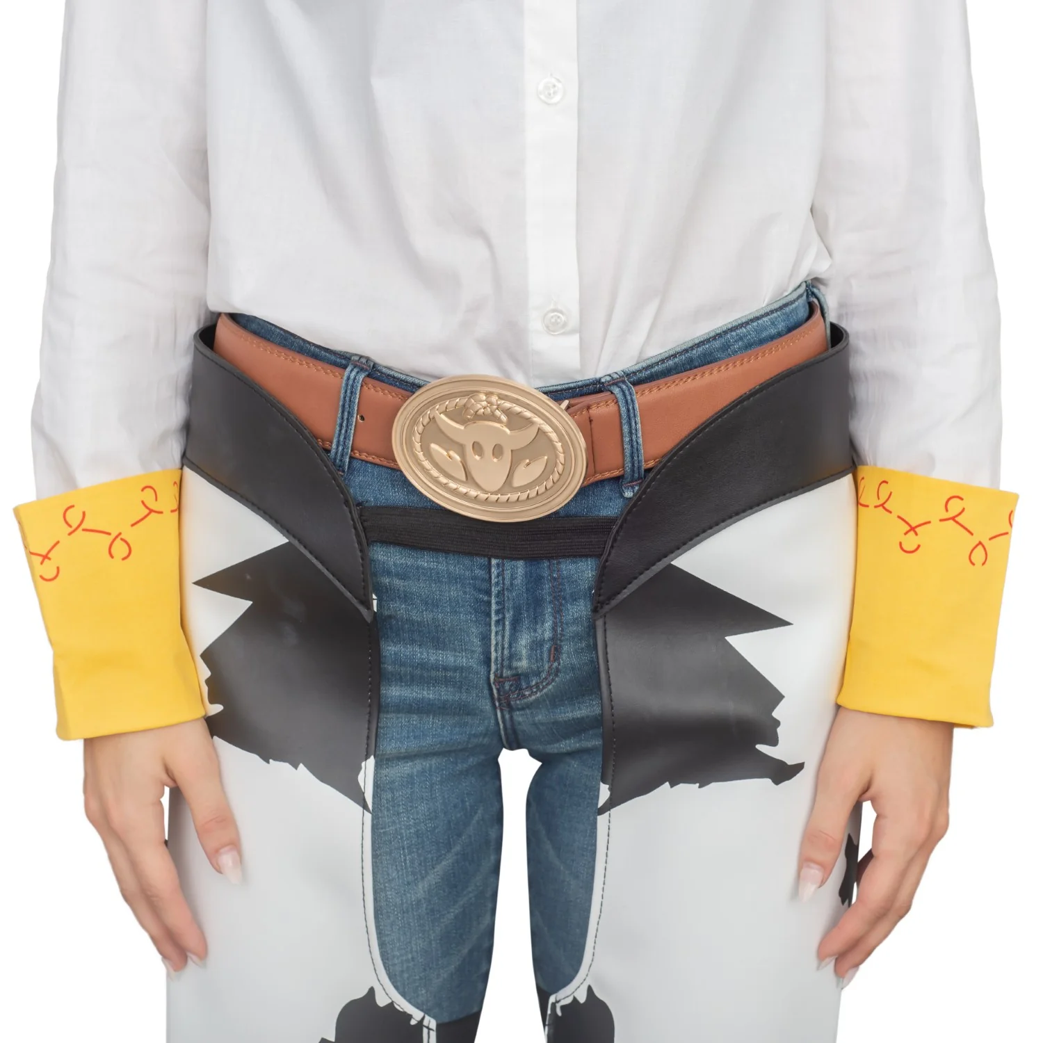 Jessie Cowgirl Toy Movie Kid's Halloween Cosplay Costume Chaps - Image 5