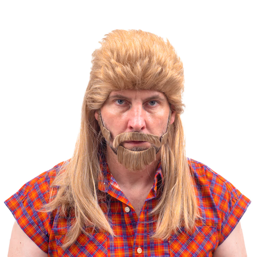 Joe the Janitor Dirt Halloween Costume Cosplay Wig/Beard Set