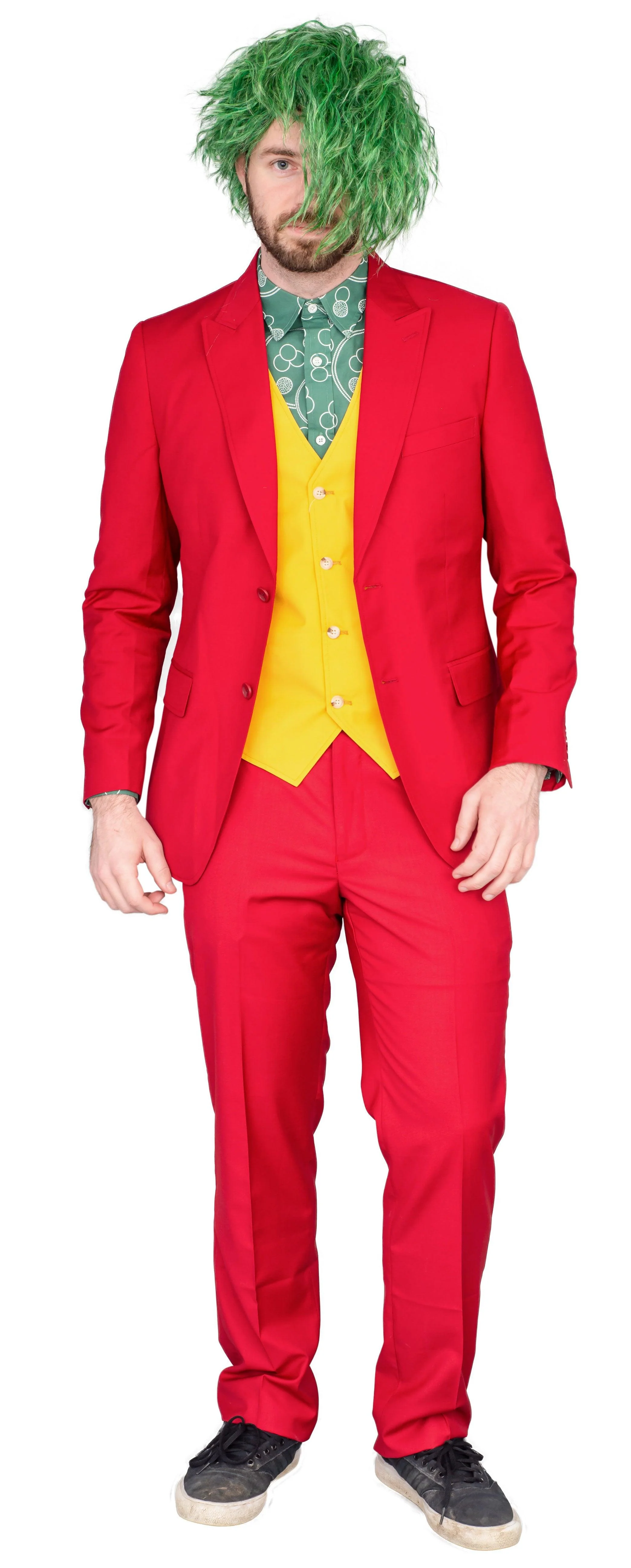 Joker Psycho Clown Costume Set - Image 3