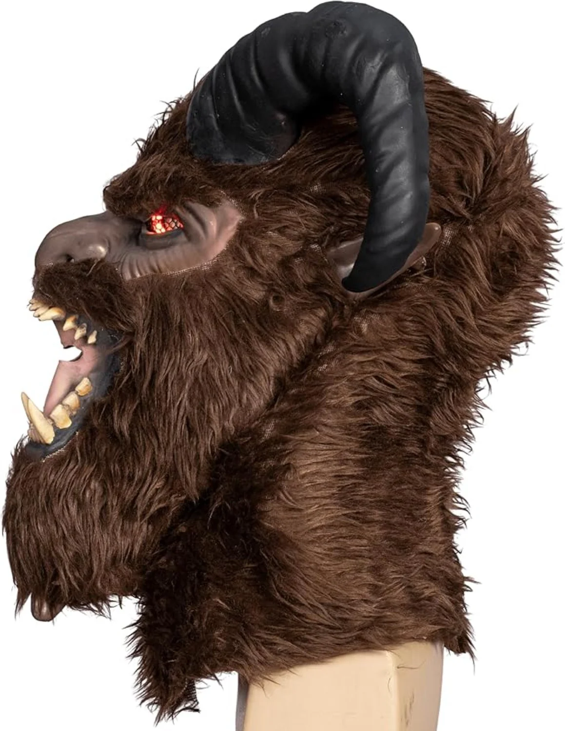Krampus Xmas Light Up Eyes Unisex Halloween Costume Cosplay Mask - Image 5