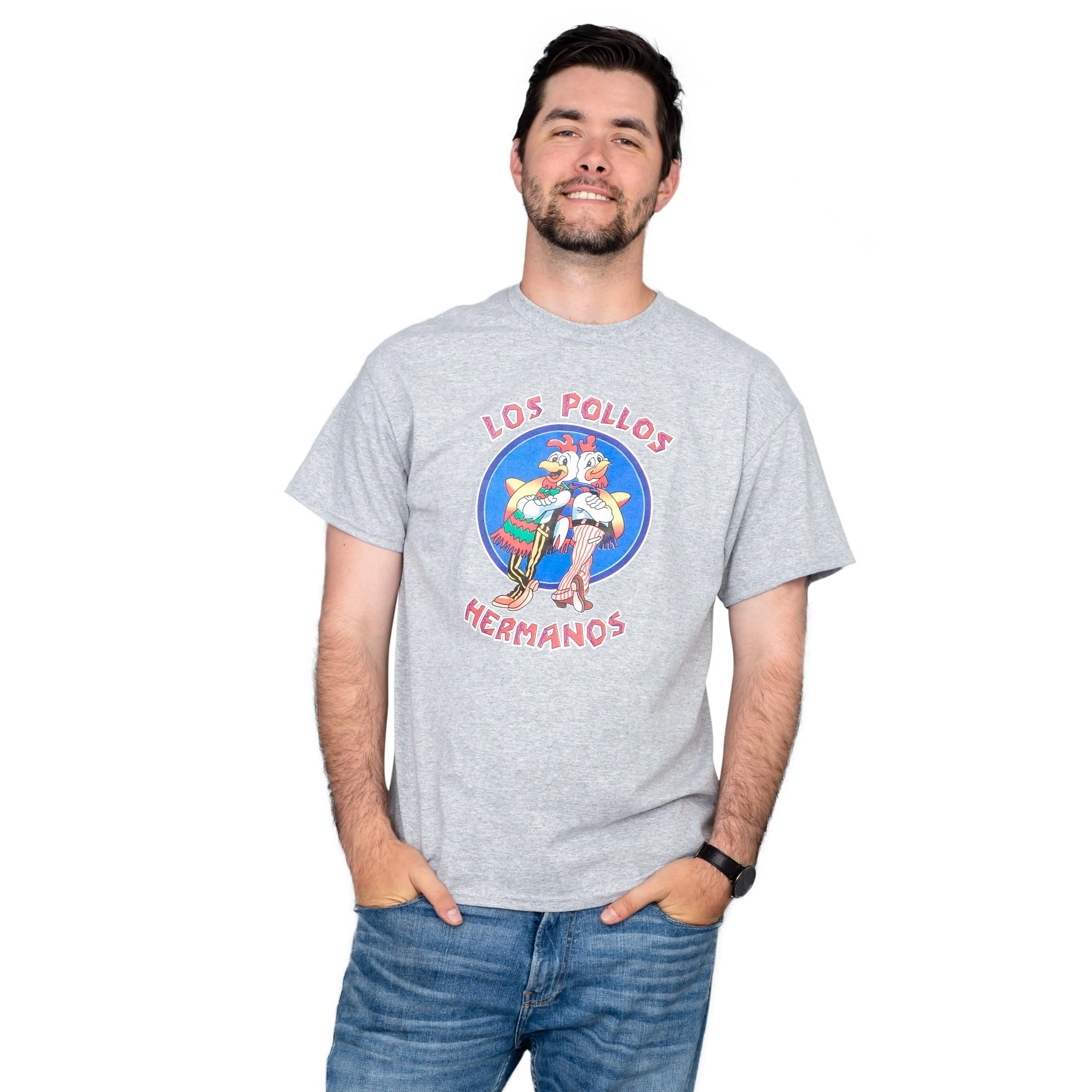 Los Pollos Hermanos Logo Adult Unisex Cosplay Gift Idea T-Shirt - Image 4