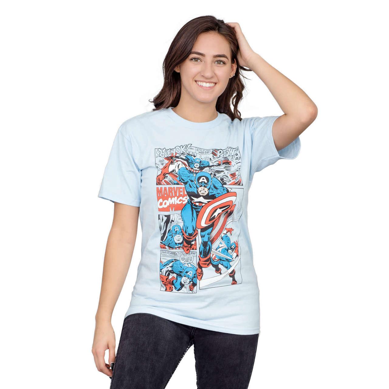 Marvel Comics Captain America Comic T-Shirt - Image 3