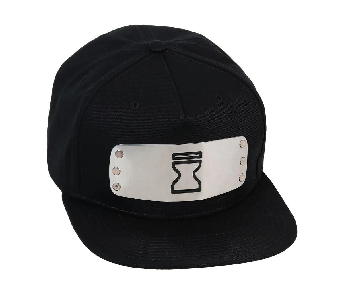 Naruto Metal Plate Sand Village Snapback Hat