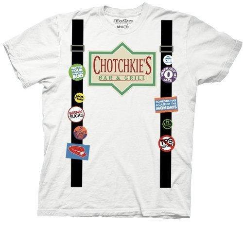 Office Space Chotchkie's Bar & Grill Suspenders Halloween Cosplay Unisex Costume T-shirt