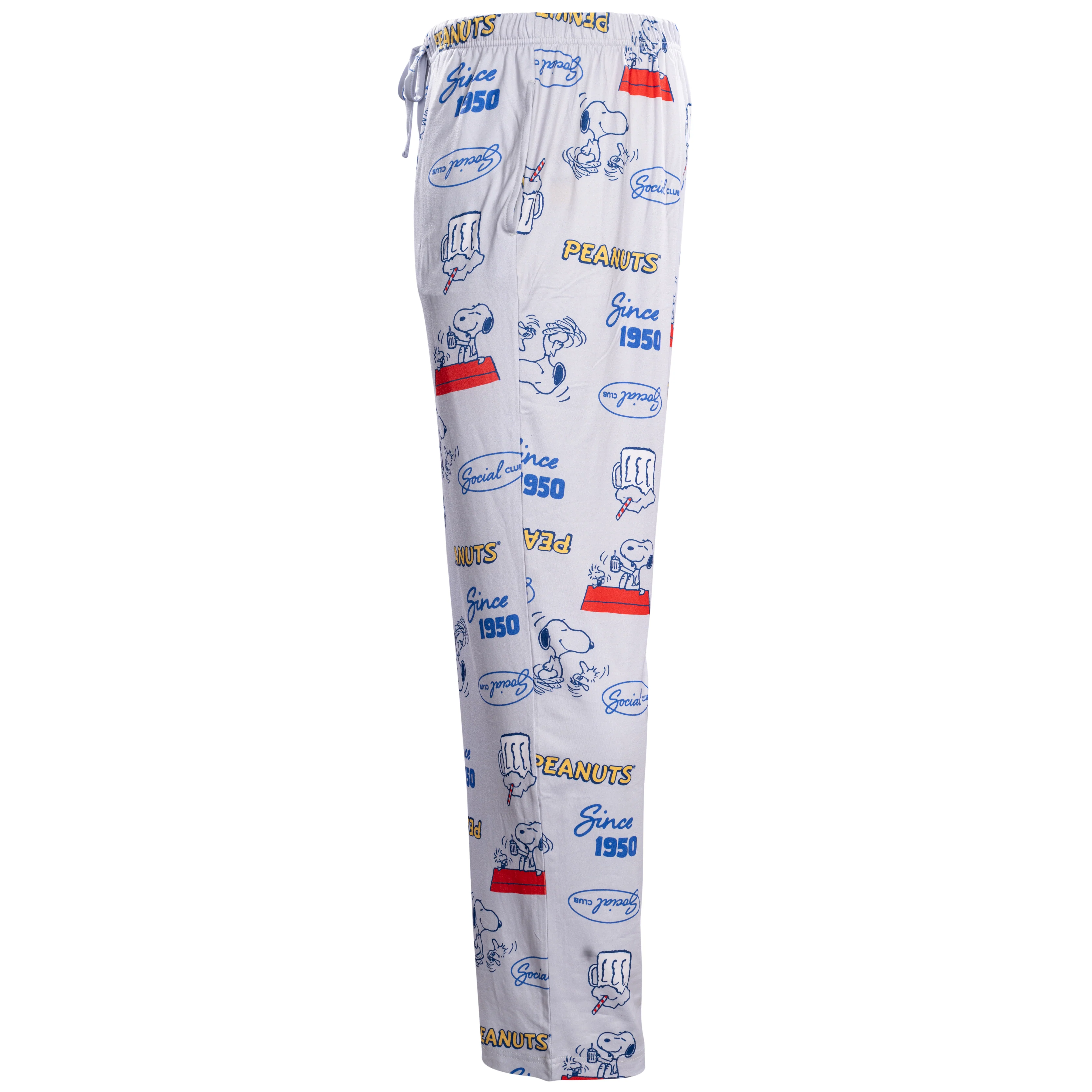 Peanuts Since 1950 Gray Adult Unisex Lounge Pants - Image 7
