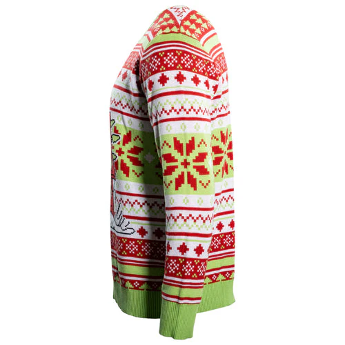 Peanuts Snoopy Dog House Adult Unisex Ugly Christmas Sweater - Image 2