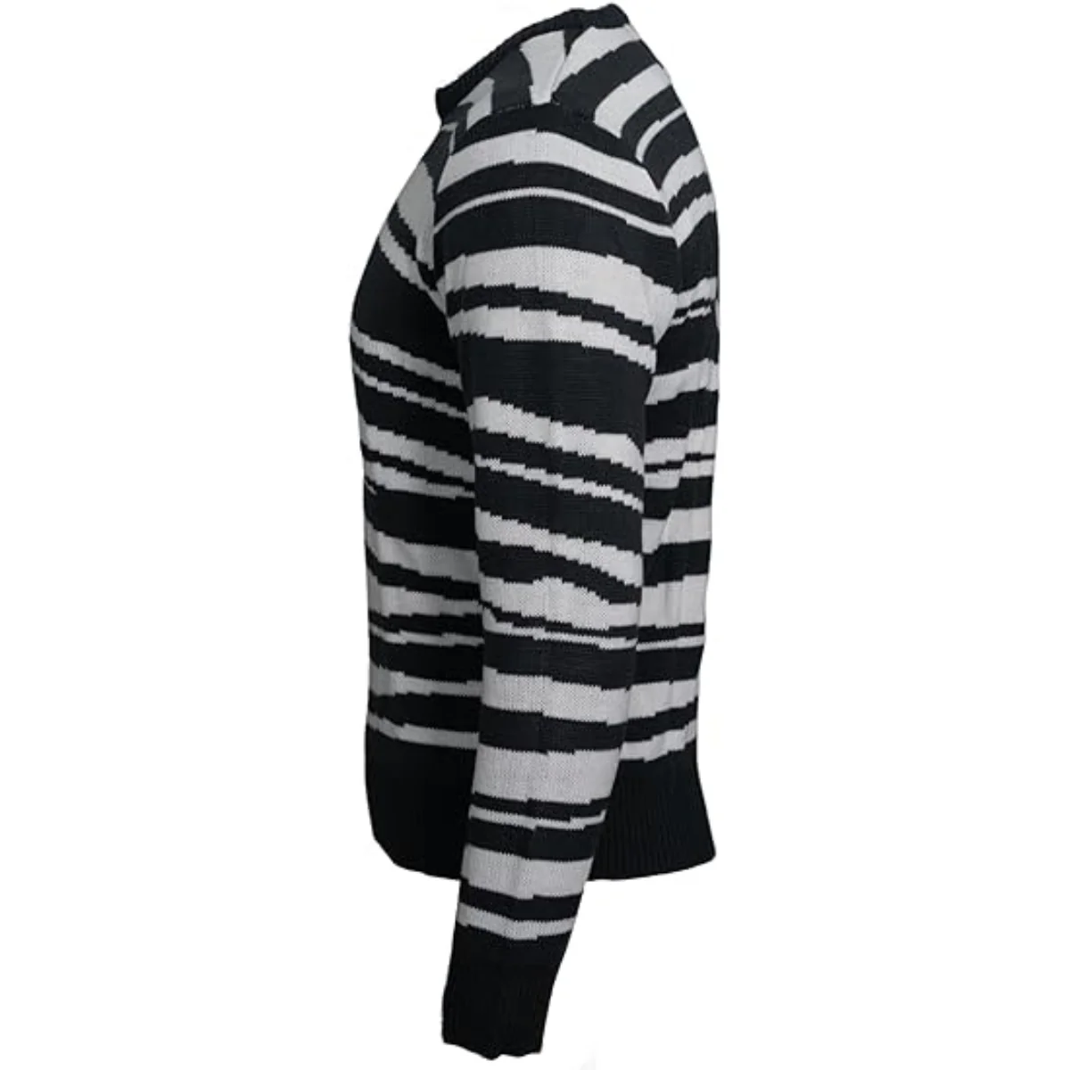 Pugley's Spooky Black & White Halloween Cosplay Costume - Image 2
