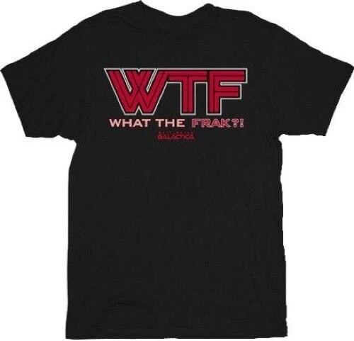 Red Logo What The Frack Adult Unisex Gift Idea T-Shirt