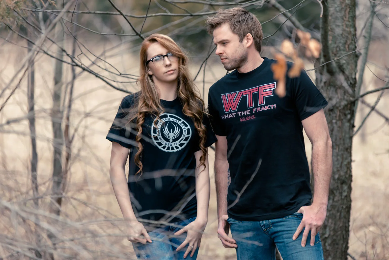 Red Logo What The Frack Adult Unisex Gift Idea T-Shirt - Image 3