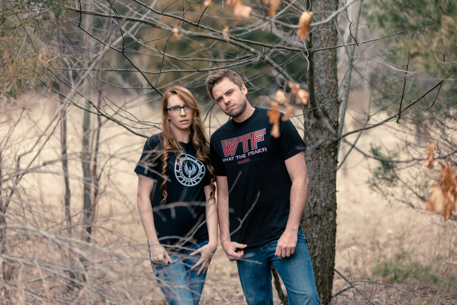 Red Logo What The Frack Adult Unisex Gift Idea T-Shirt - Image 4