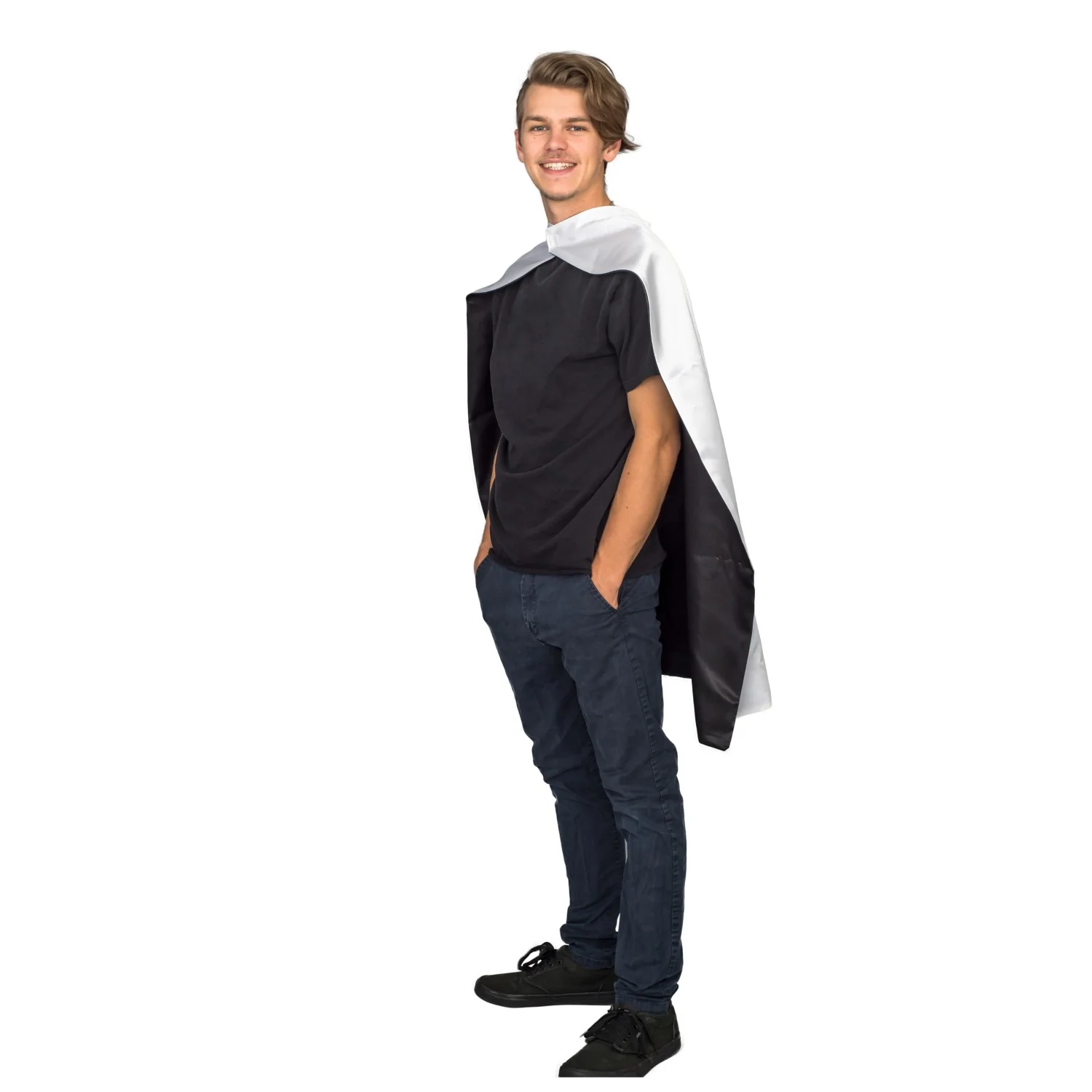 Reversible Superhero Adult / Kids Unisex Halloween Cosplay Costume Cape - Image 5